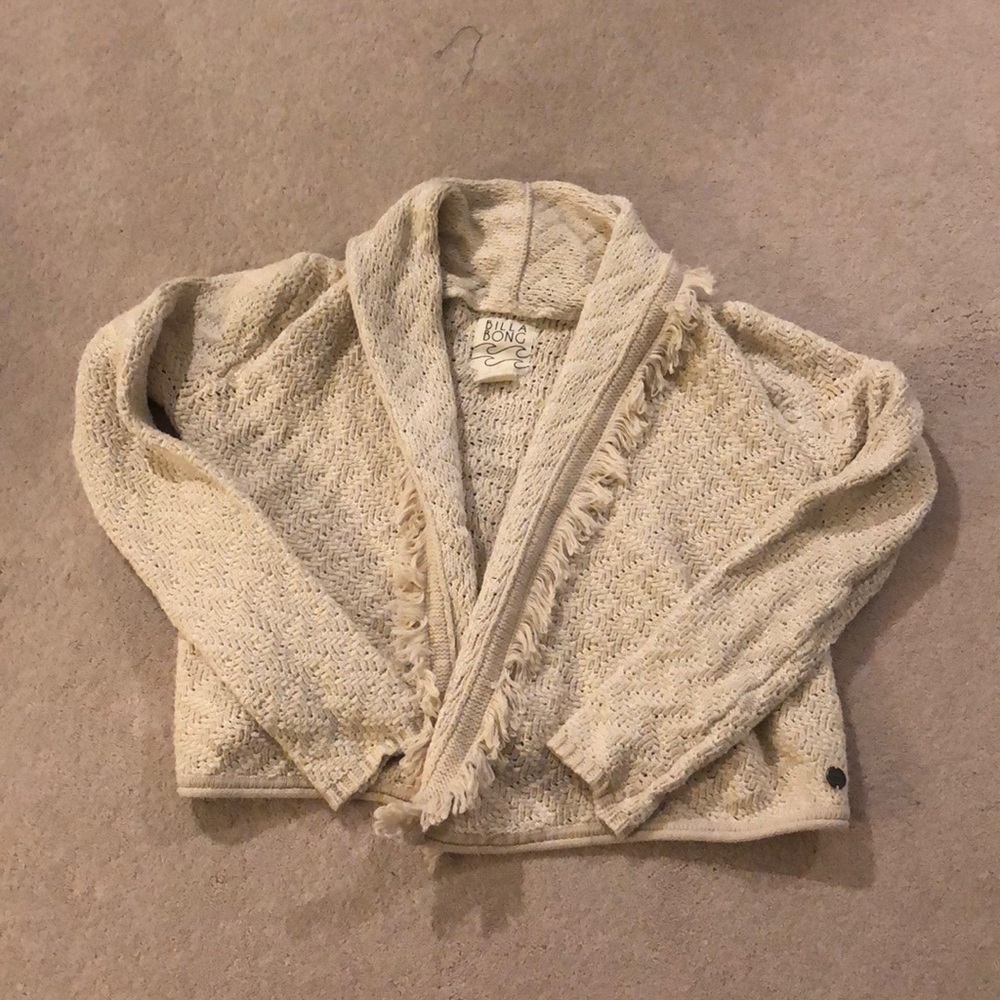Cropped billabong sweater